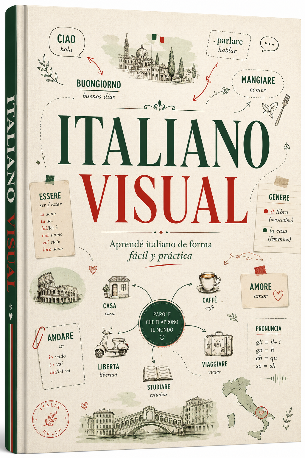 ITALIANO VISUAL +360 MAPAS MENTALES DE ITALIANO +5 BONUS DE REGALO